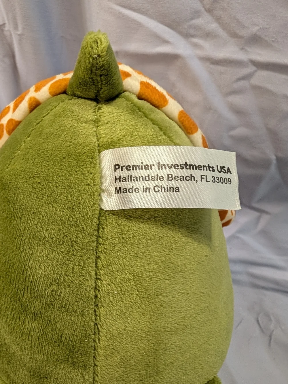 Tybee Island Georgia Green Turtle Plush with Pink Hoodie